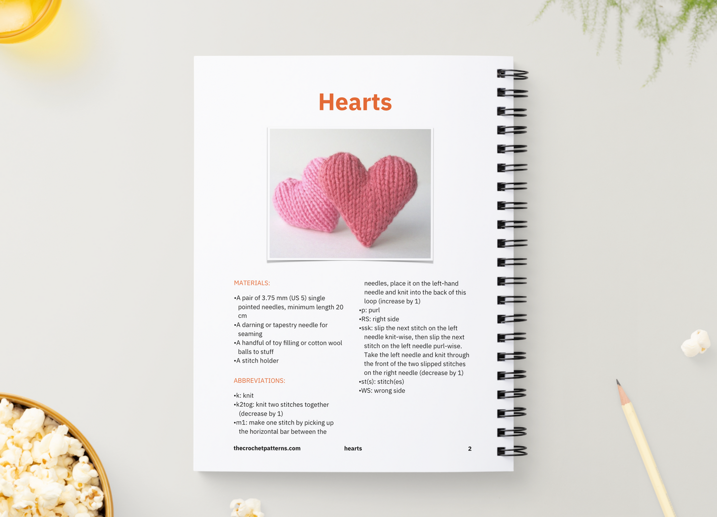 Amigurumi Pattern - Hearts