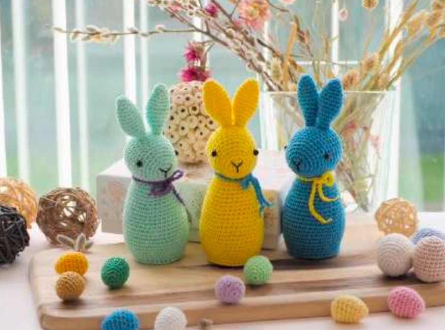Amigurumi Pattern - 3 Easter Decorations