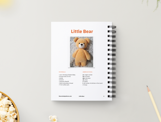 Amigurumi Pattern - Little Bear