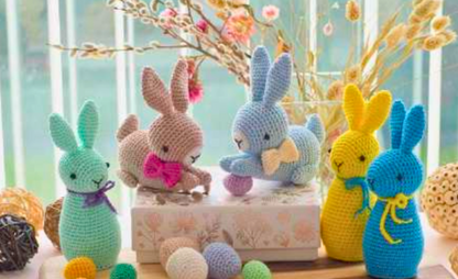 Amigurumi Pattern - 3 Easter Decorations