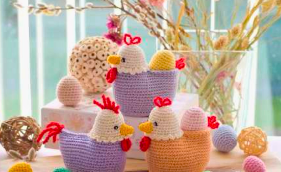 Amigurumi Pattern - 3 Easter Decorations